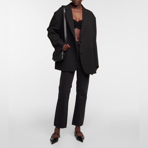 NWT Re/Done 70s Low Rise Straight Leg Jeans Washed Black - Picture 2 of 10